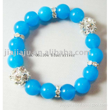 Bracelet BC-061104 blue/silver